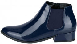 Andrea Conti Stiefelette in Lackoptik