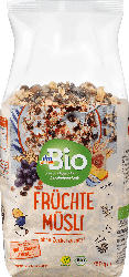 dmBio Müsli, Früchte