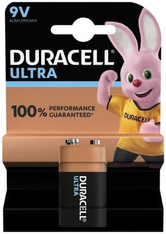 Duracell Ultra 9V (MN1604/6LR61) K1 mit Powercheck Block Blister 1
