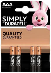 Duracell Simply AAA (MN2400/LR03) K4 Blister 4