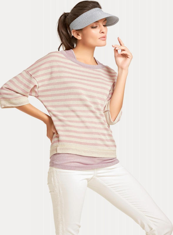 heine CASUAL Strick 2-Teiler bestehend aus Pullover und Top