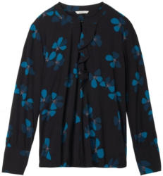 Sandwich Top mit Rüschen und Blumenprint