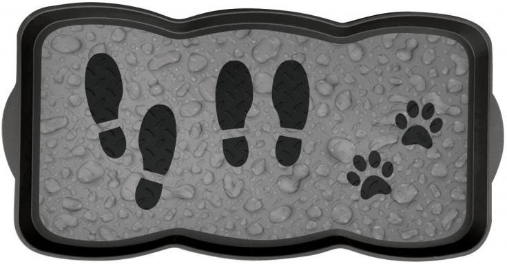 Schuhabtropfschale Fußabdruck/Tropfen ca. 38 x 75 cm