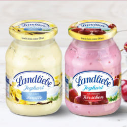Landliebe Fruchtjoghurt versch. Sorten, jedes 500-g-Glas