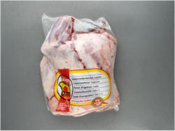 Lammbraten aus dem Vorderviertel mit Knochen oder Lamm-Vorderviertel in Scheiben, gefroren, je 1 kg