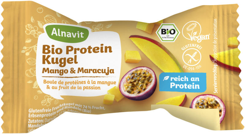 Bio Protein Kugel Mango & Maracuja