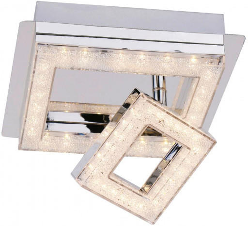 LED-Deckenspot 2flg. 19x19 cm