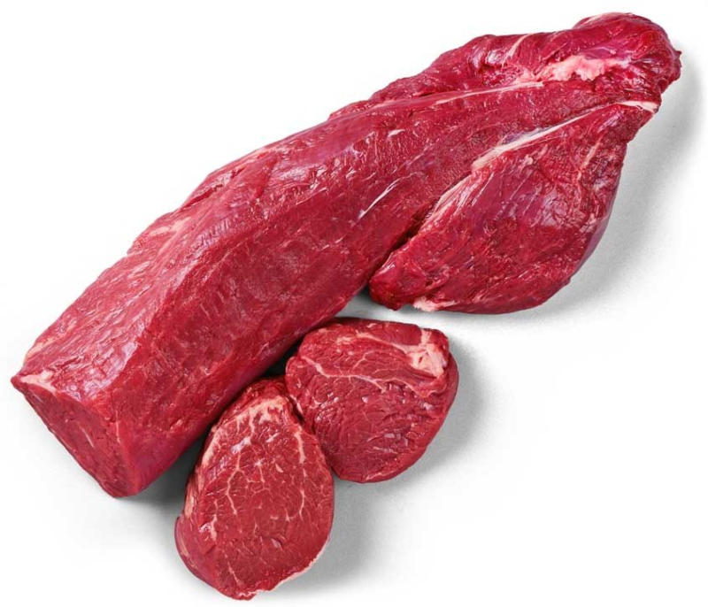 Deutsches Rinder Filet gefroren, je 1 kg