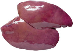 Frische Schweineleber, Schweineherzen oder Schweinenieren je 1 kg