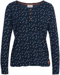 Damen Langarmshirt mit Tupfen allover