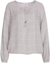 Damen Schlupfbluse mit Karo-Muster