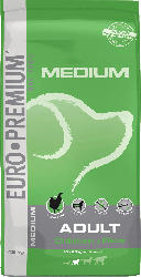 EURO-PREMIUM Trockenfutter für Hunde, Adult, Medium Chicken & Rice
