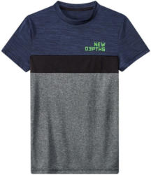 Jungen Sport-T-Shirt in Melange-Optik