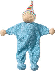 ALANA Baby Puppe, in Bio-Baumwolle, grün, für Mädchen und Jungen