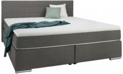 Boxspringbett in Grau ca. 180x200cm