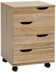 Rollcontainer B: 40 cm Eiche Dekor Eichefarben