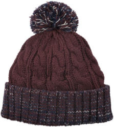 Damen Strickmütze mit Pompon