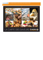 la carte des saveurs