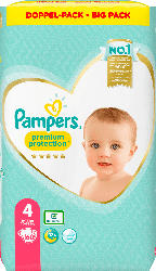 Pampers Windeln Premium Protection, Größe 4 Maxi, 9-14kg, Doppelpack