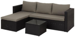 Lounge-Sofa-Set polyrattangeflecht