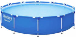 Schwimmbecken Steel Pro Pool Blau, Weiß