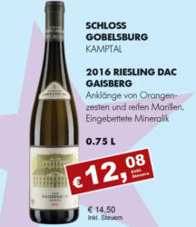 2016 Riesling Kamptal DAC Gaisberg