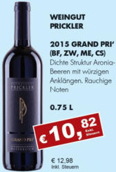 2015 Grand Pri' (Blaufränkisch, Zweigelt, Merlot, Cab. Sauvignon)