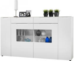 Highboard Mailand weiß Hochglanz ca. 192 x 108 cm