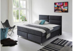 Deniz Boxspringbett anthrazit 180x200 cm