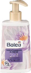 Balea Flüssigseife 2in1 Shea-Butter und Wasserlilie
