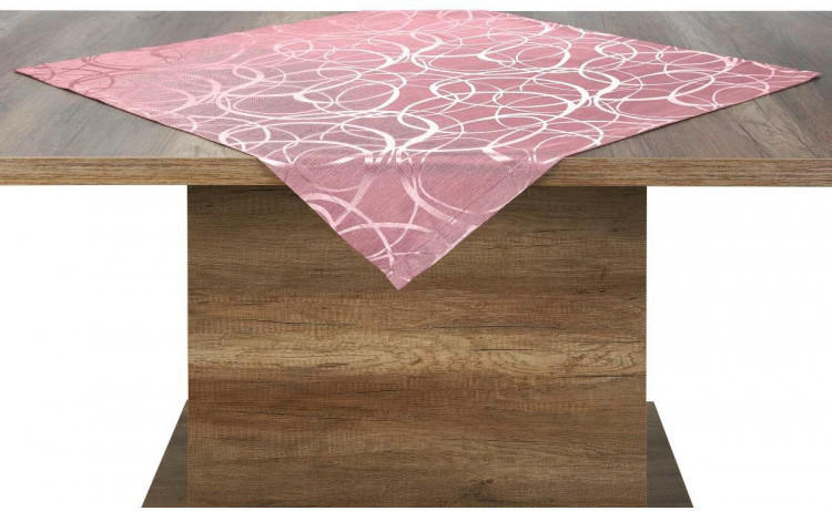 Mitteldecke Eaton Circle altrosa 85 x 85 cm