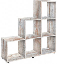 Stufenregal Bergamo 1 Vintage Optik ca. 116 x 118 x 33 cm
