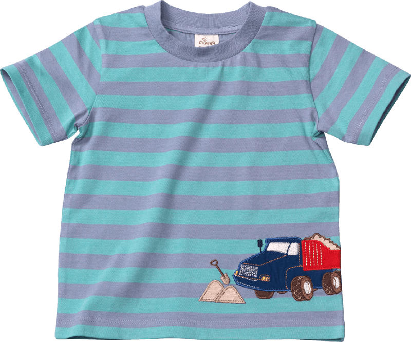 ALANA Kinder Shirt, Gr. 104, in Bio-Baumwolle, blau