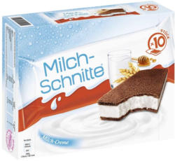 Ferrero Milch-Schnitte 10 x 28 g = 280 g oder Kinder-Pingui 8 x 30 = 240 g, jede Packung