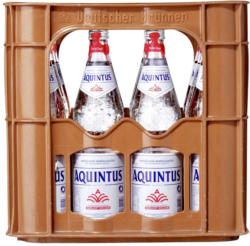 Aquintus Mineralwasser versch. Sorten, 12 x 0,7 Liter, jeder Kasten