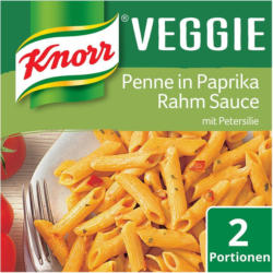 Knorr Veggie Penne in Paprika Rahm Sauce