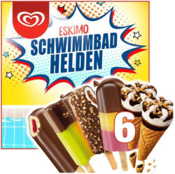 Eskimo Schwimmbad Helden 6er