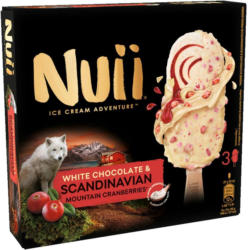 Nuii White Chocolate & Cranberry 3er