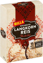 BILLA Langkornreis Parboiled im Kochbeutel