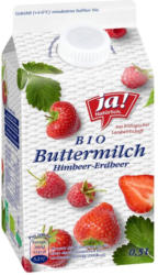 Ja! Natürlich Buttermilch Erdbeer-Himbeer 1%