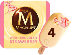 Eskimo Magnum Strawberry White