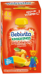 Bebivita Kinderspaß Apfel-Pfirsich-Mango 4er