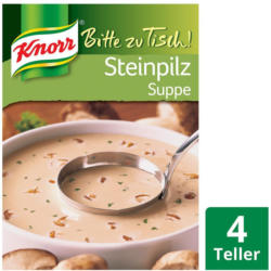 Knorr Bitte zu Tisch Steinpilzsuppe