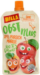 BILLA Obstmus Apfel-Pfirsich-Marille