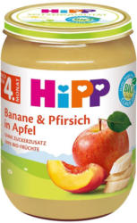 Hipp Banane & Pfirsich in Apfel