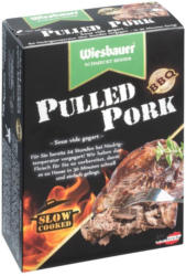 Pulled Pork gegart mit Sauce