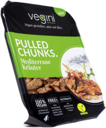 Vegini Pulled Chunks Mediterrane Kräuter