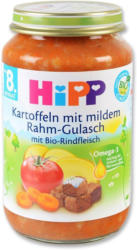 Hipp Kartoffeln mit mildem Rahm-Gulasch