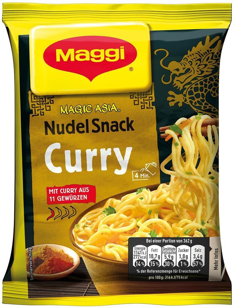 MAGGI Magic Asia Nudel Snack Curry nur € 0,99 - BILLA - Angebot