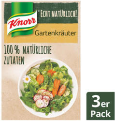 Knorr Echt Natürlich! Salatdressing Gartenkräuter 3er